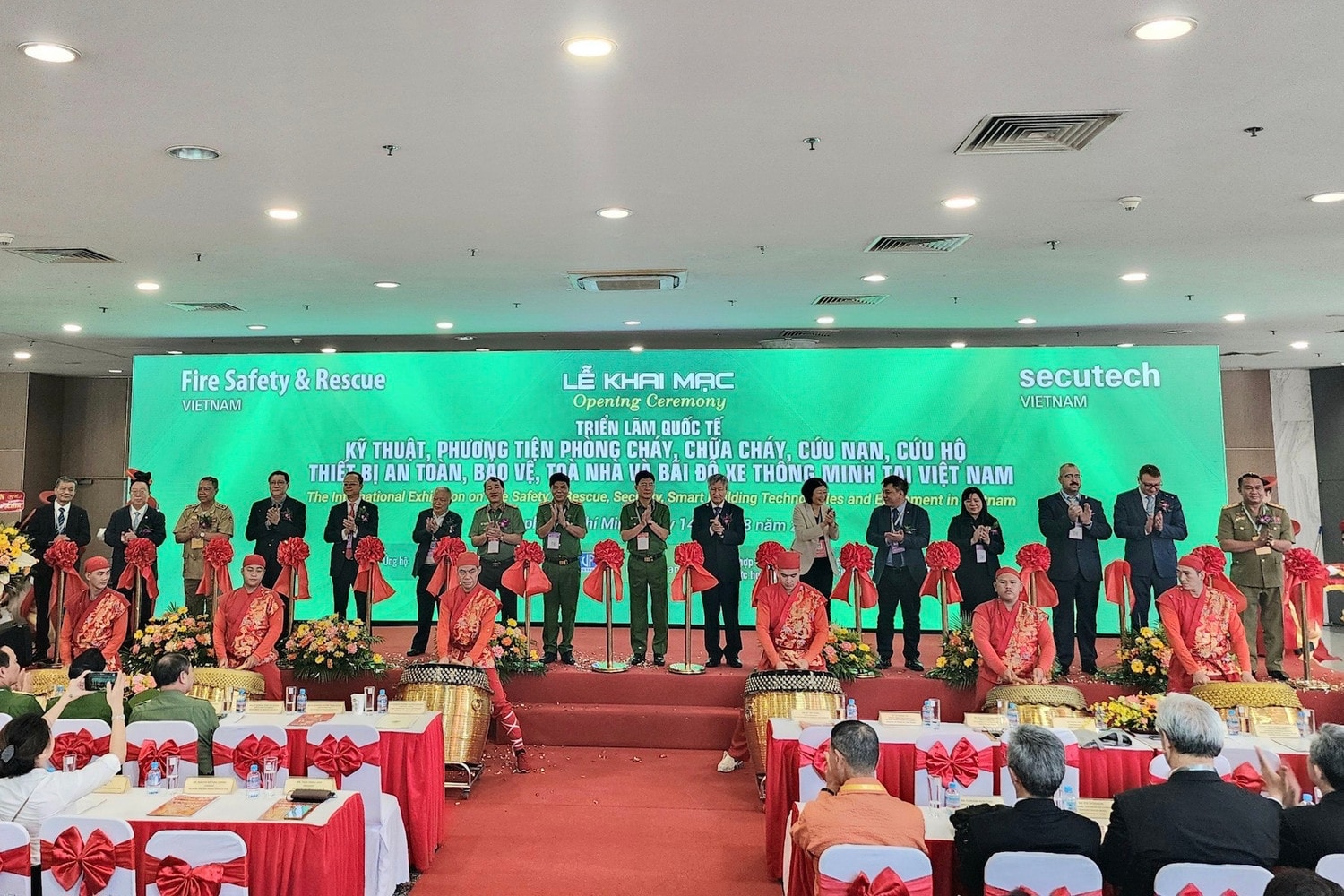 TP. Hồ Chí Minh: Hơn 500 gian hàng tham dự triển lãm quốc tế về phòng cháy, chữa cháy