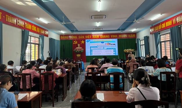 BHXH TP. Long Khánh, Đồng Nai: Tuyên truyền chính sách bảo hiểm xã hội cho cán bộ hội viên phụ nữ -0