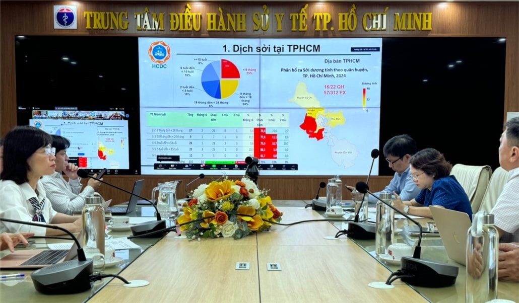 Thành phố Hồ Chí Minh khẩn trương tiêm bổ sung vắc xin ngừa bệnh sởi -0
