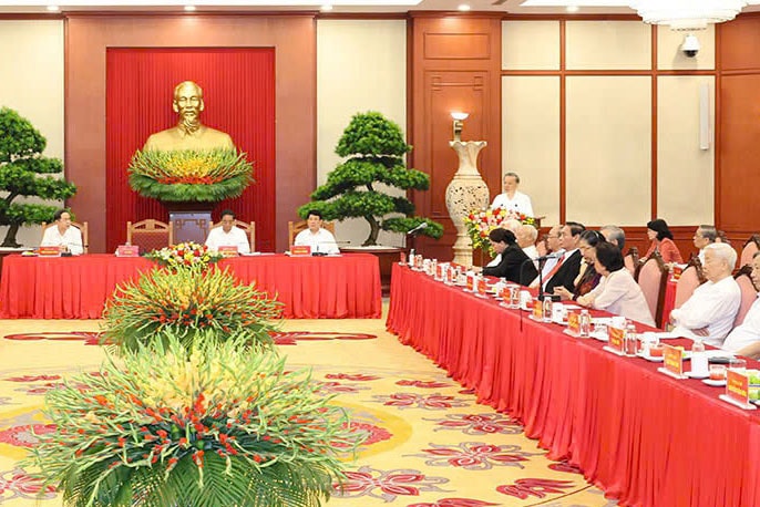 Toàn Đảng, toàn dân, toàn quân không ngừng tăng cường đoàn kết thống nhất, chung sức đồng lòng, thực hiện thắng lợi Nghị quyết Đại hội XIII, chuẩn bị chu đáo cho Đại hội XVI của Đảng -1