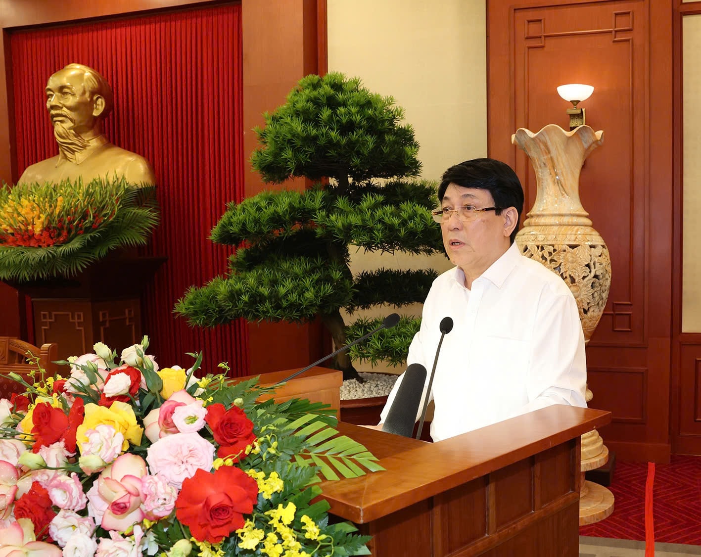 Tổng Bí thư, Chủ tịch nước Tô Lâm chủ trì Hội nghị gặp mặt các lãnh đạo, nguyên lãnh đạo Đảng, Nhà nước -0
