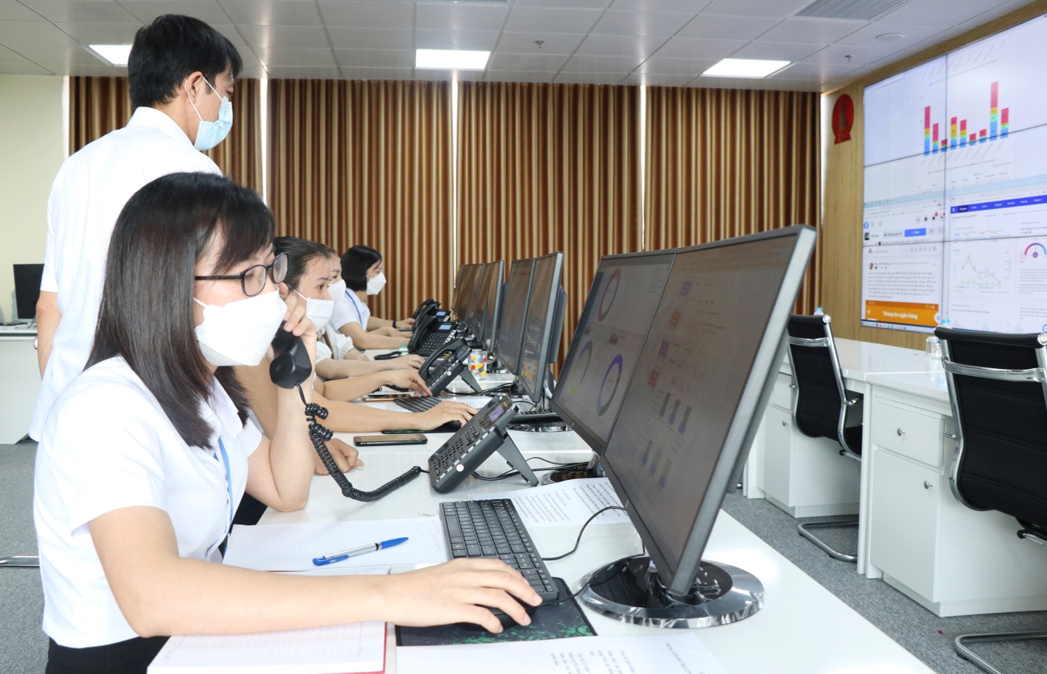 Trung tâm điều hành thông minh tỉnh Thái Nguyên. Ảnh: ITN
