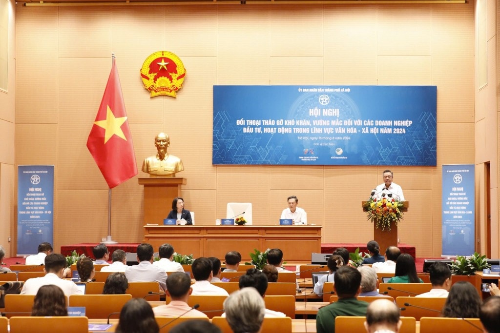 Hà Nội đối thoại, tháo gỡ khó khăn cho doanh nghiệp lĩnh vực văn hóa - xã hội -0