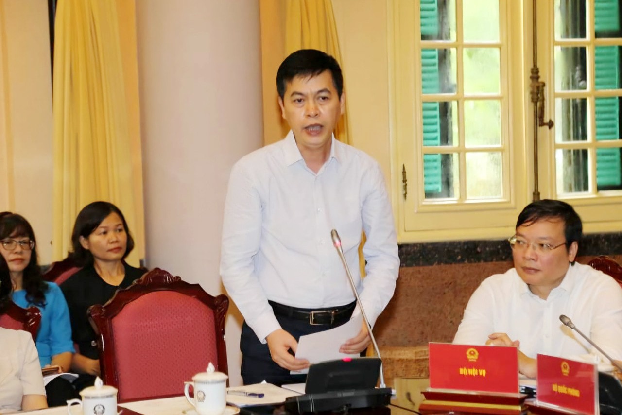 Cục trưởng Cục Văn thư và Lưu trữ nhà nước Đặng Thanh Tùng - Ảnh H.Ngọc