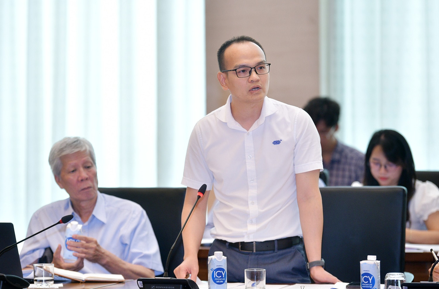 Phó Tổng Giám đốc Công ty Cổ phần Sở Giao dịch Hàng hóa Việt Nam Dương Đức Quang - Ảnh H.Ngọc