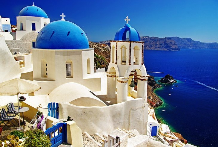 Đảo Santorini, Hy Lạp. Nguồn: Planetware