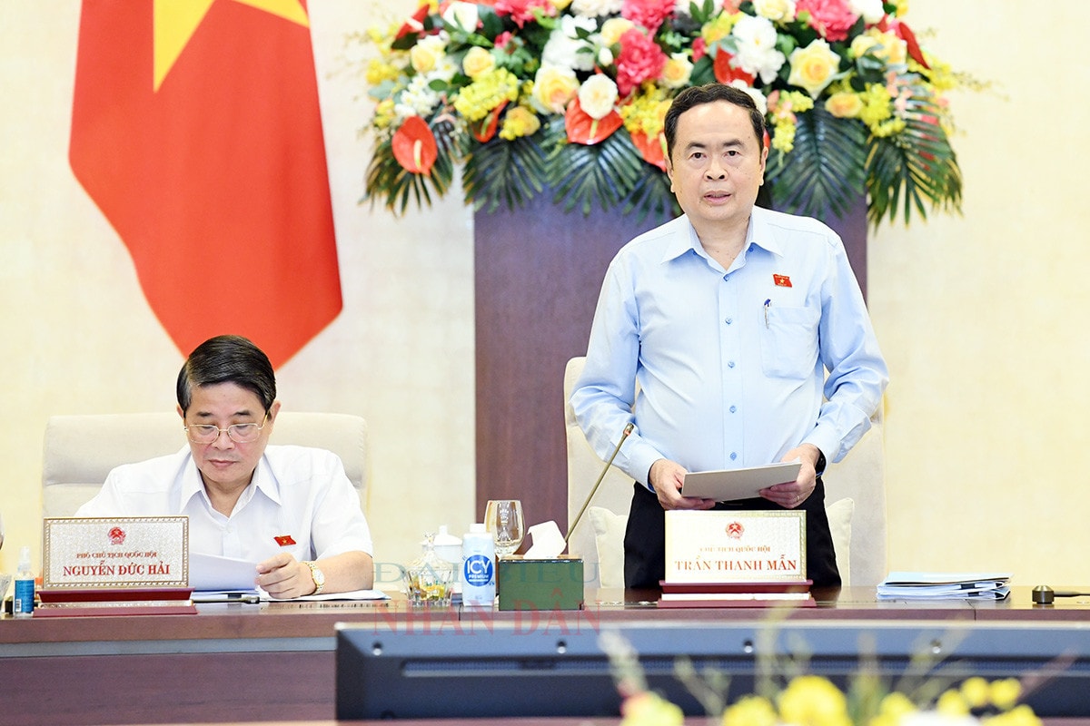 Chủ tịch Quốc hội Trần Thanh Mẫn: Không vì thời gian gấp mà bỏ qua các công đoạn -2