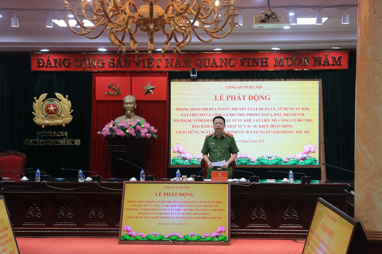 Phát động phong trào thi đua tuyên truyền Luật Quản lý, sử dụng vũ khí, vật liệu nổ và công cụ hỗ trợ -0