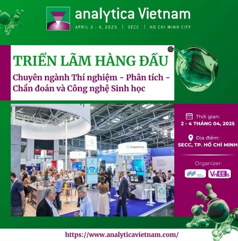 Hơn 300 gian hàng sẽ tham gia Analytica Vietnam 2025 -0