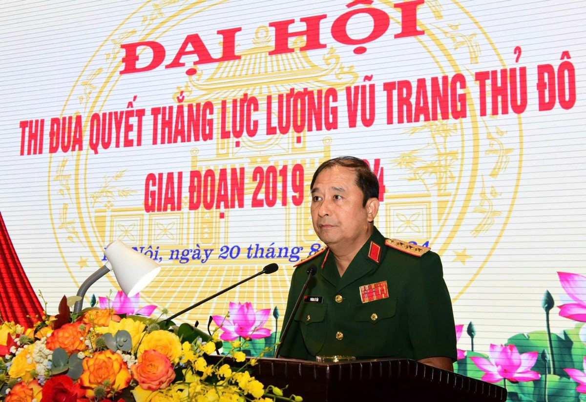 Bí thư Thành ủy Bùi Thị Minh Hoài dự Đại hội Thi đua Quyết thắng lực lượng vũ trang Thủ đô -0