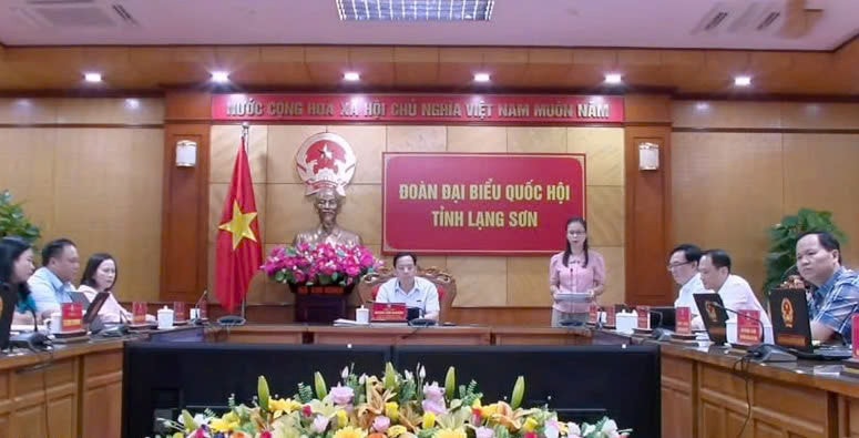 Đại biểu Quốc hội Chu Thị Hồng Thái (Lạng Sơn) chất vấn