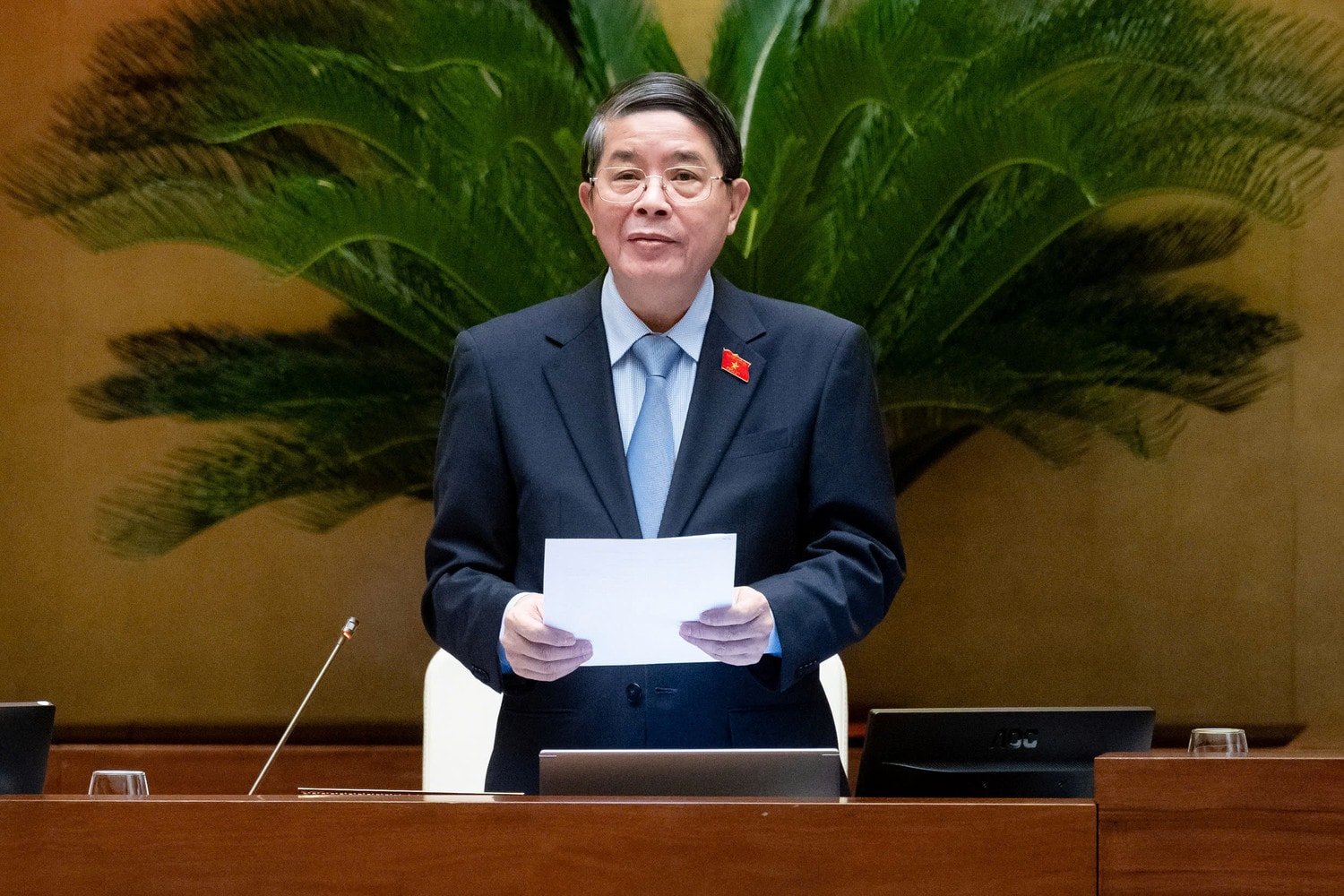 Phó Chủ tịch Quốc hội Nguyễn Đức Hải điều hành Phiên họp