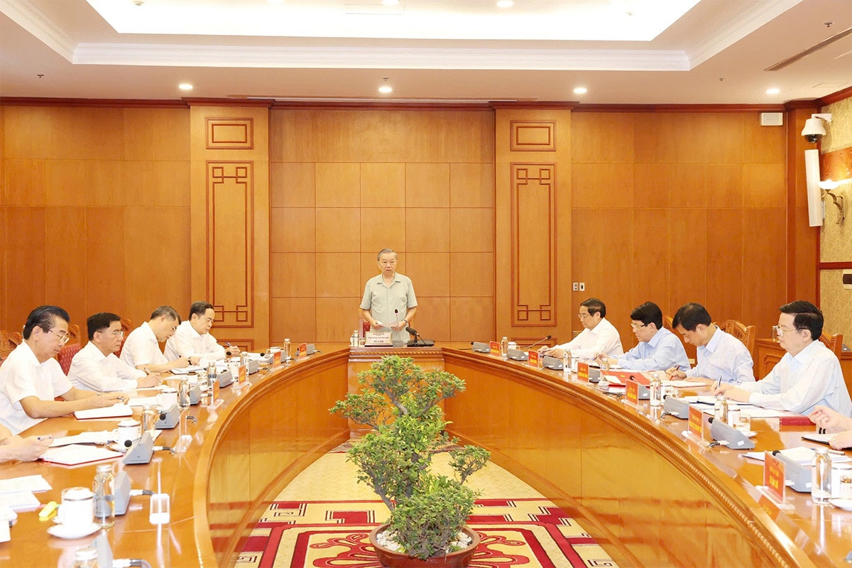 Tổng Bí thư, Chủ tịch nước Tô Lâm chủ trì Phiên họp thứ hai Tiểu ban Nhân sự Đại hội XIV của Đảng -2