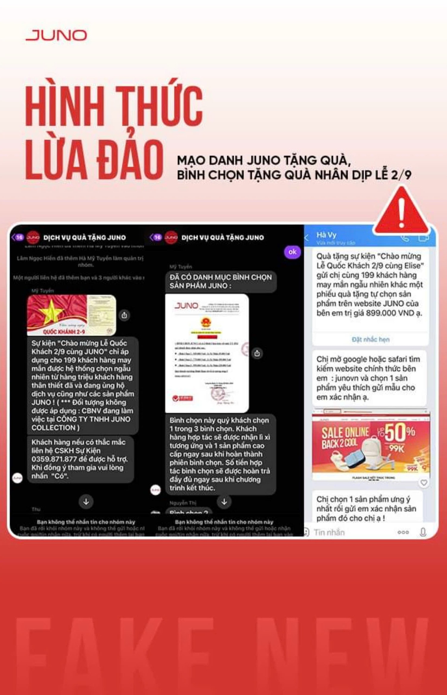 Cảnh báo lừa đảo gia tăng dịp nghỉ lễ Quốc khánh 2.9 -0