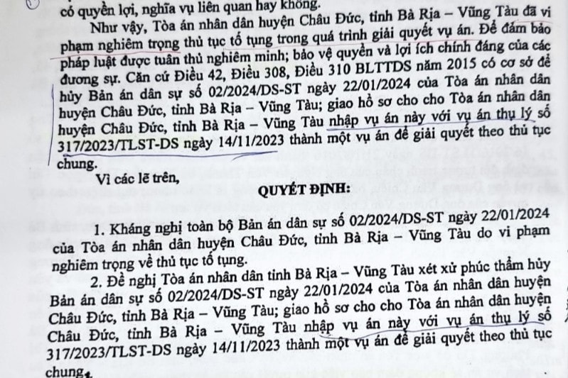 Bà Rịa – Vũng Tàu: Kỳ lạ vụ đòi lại đất sau gần 20 năm chuyển nhượng -0