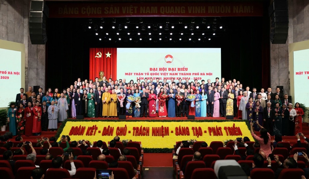 Bà Nguyễn Lan Hương tái đắc cử Chủ tịch Ủy ban MTTQ Việt Nam Thành phố Hà Nội -1