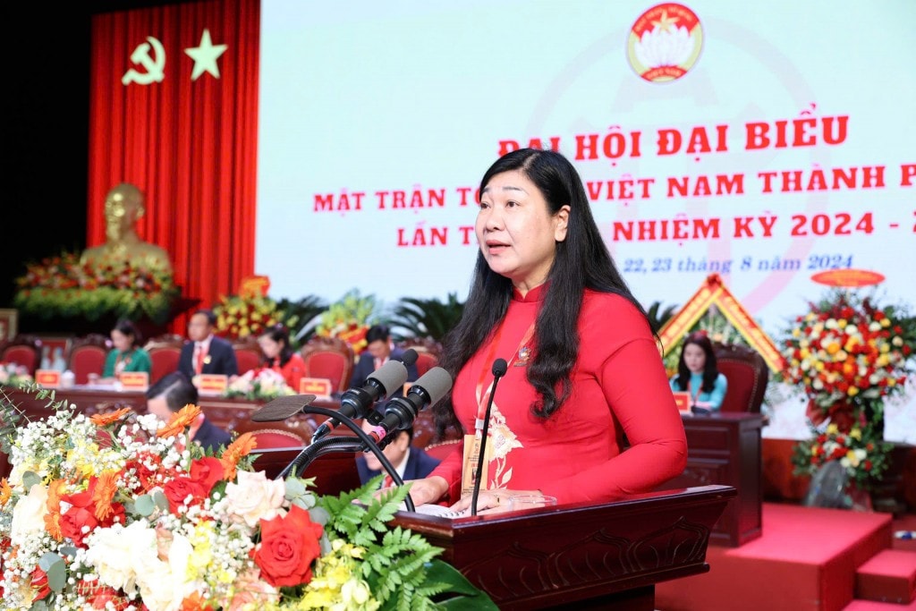 Bà Nguyễn Lan Hương tái đắc cử Chủ tịch Ủy ban MTTQ Việt Nam Thành phố Hà Nội -0