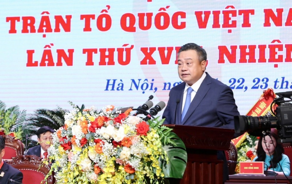 Khai mạc phiên trọng thể Đại hội đại biểu MTTQ Việt Nam thành phố Hà Nội lần thứ XVIII -0