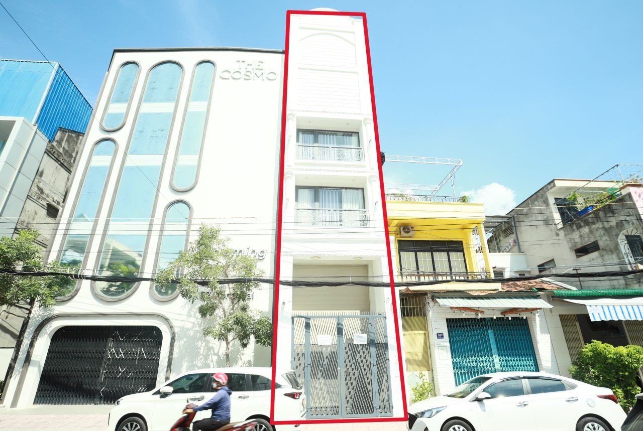 Căn nhà 6 tầng ở số 60 Đồng Nai, phường Phước Hải, TP Nha Trang mà bà Mỹ đang khiếu nại vì cho rằng việc định giá, bán đấu giá tài sản quá thấp