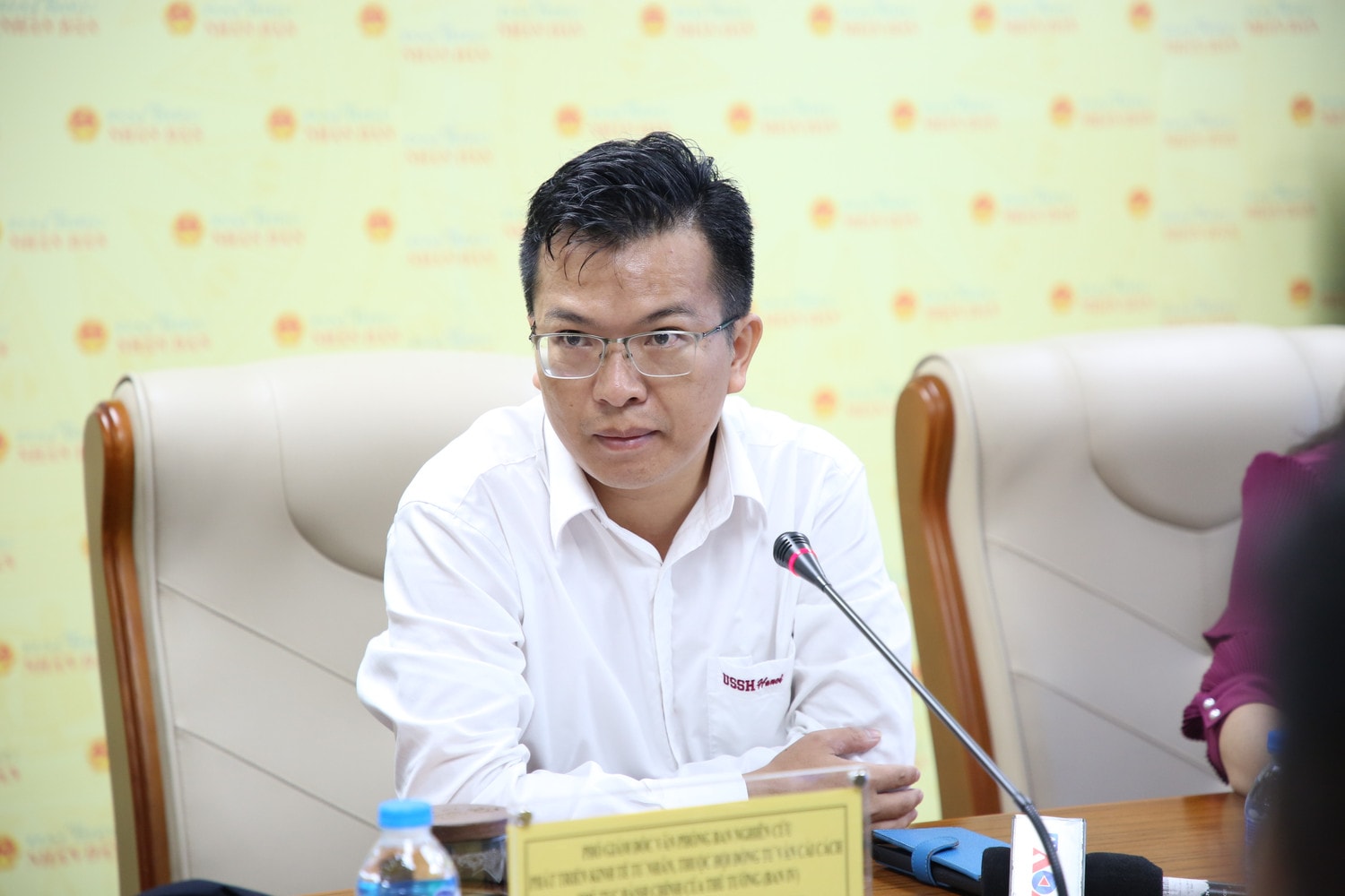 Phó Giám đốc Văn phòng Ban Nghiên cứu phát triển kinh tế tư nhân, thuộc Hội đồng Tư vấn cải cách thủ tục hành chính của Thủ tướng (Ban IV) Bùi Thanh Minh. Ảnh: Duy Thông thanh minh (3).jpg -0