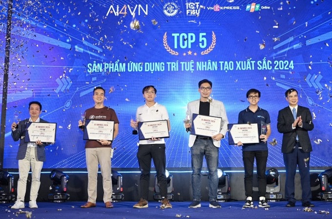 5 sản phẩm được trao giải sản phẩm ứng dụng trí tuệ nhân tạo Việt Nam - AI Awards