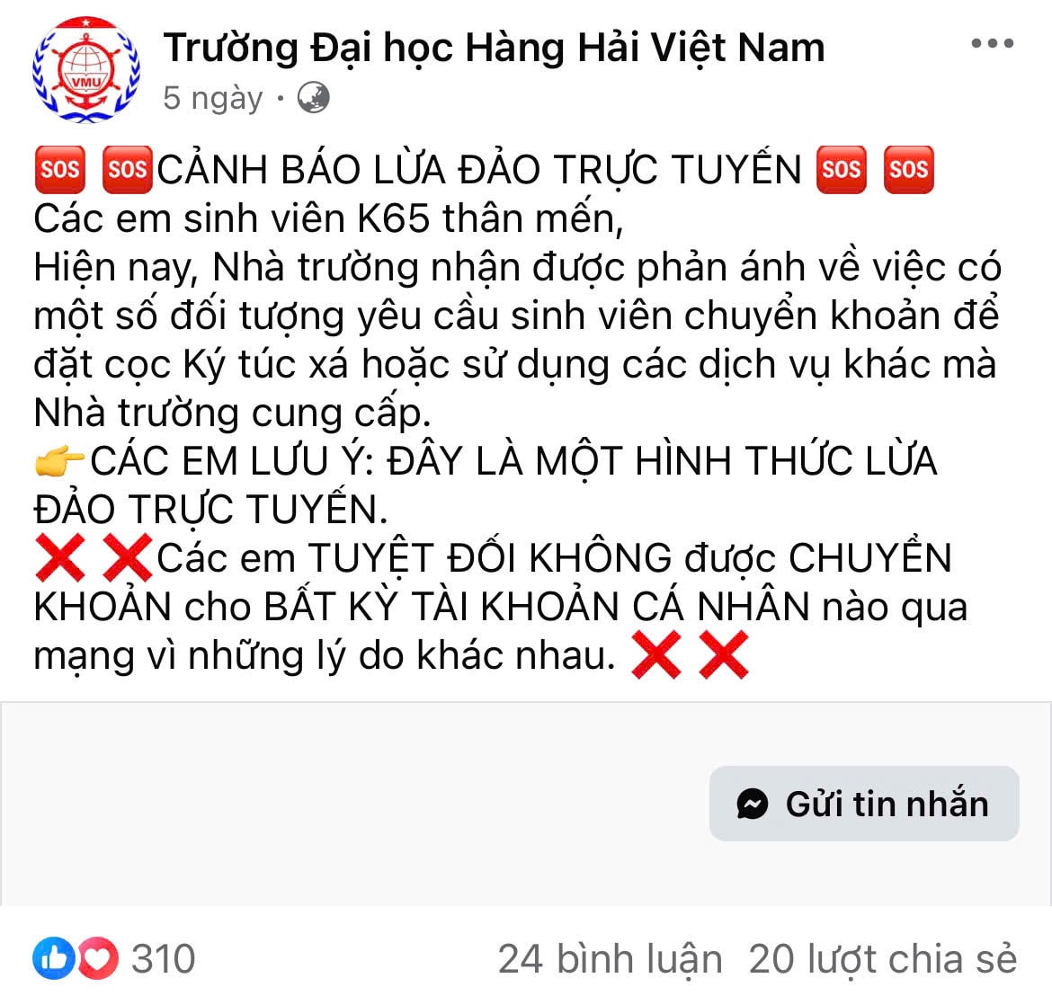 Nhiều trường đại học cảnh báo lừa đảo nhập học -0