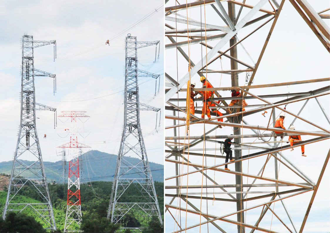 Công trình đường dây 500kV mạch 3 Những ngày cuối tháng tám -0