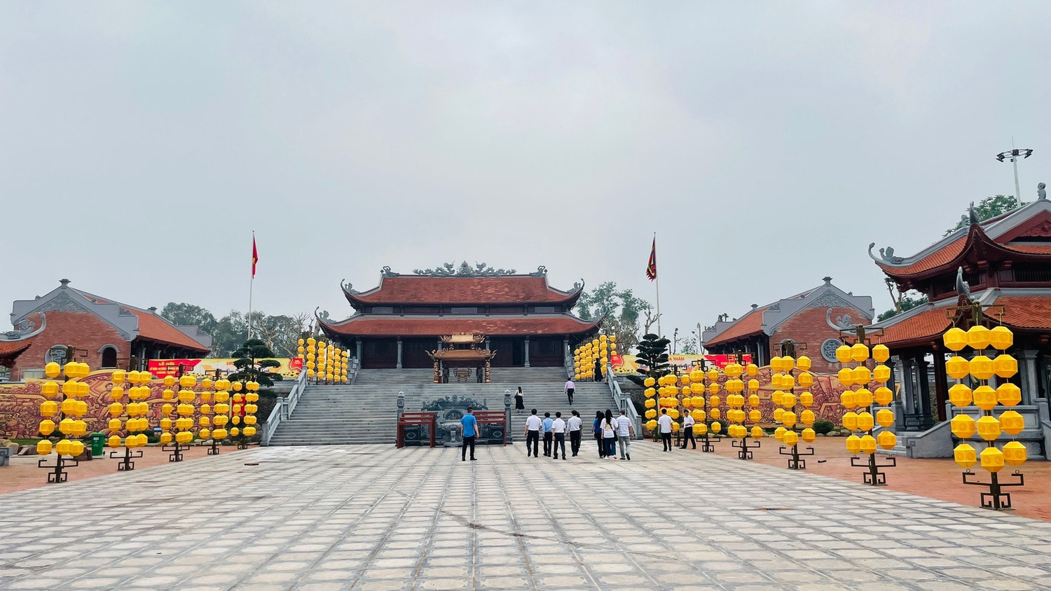 Di tích đền thờ Hoàng Hoa Thám và nghĩa quân Yên Thế khánh thành tháng 3.2024. Ảnh: ITN
