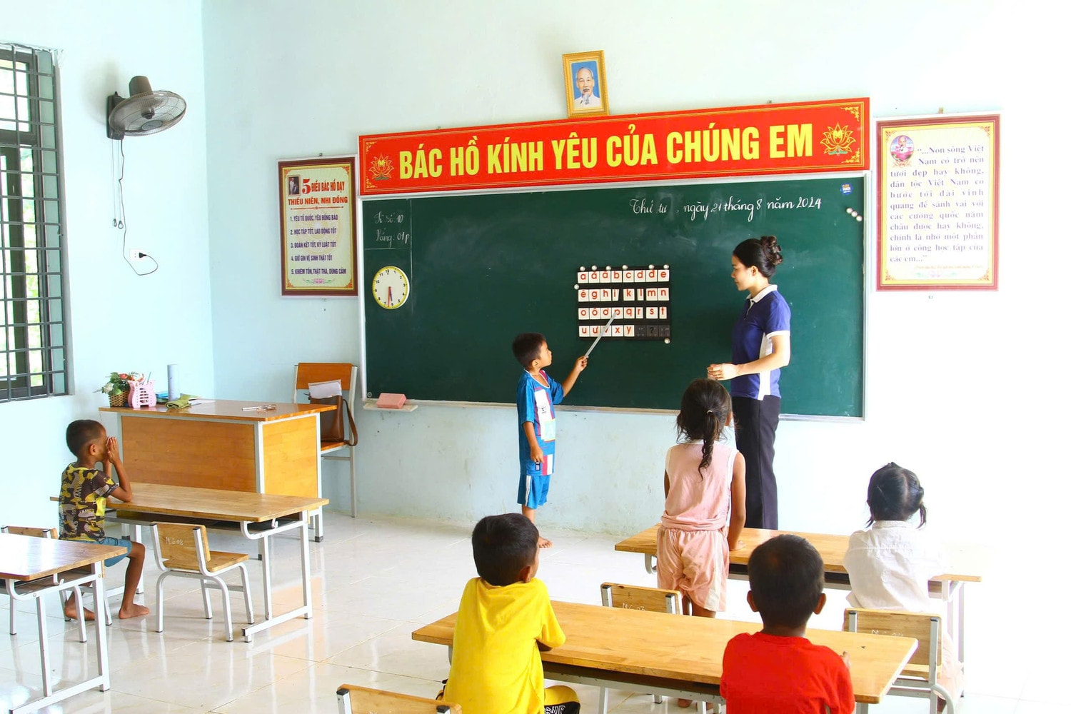 Trường học vùng cao Quảng Bình chuẩn bị cho năm học mới -0