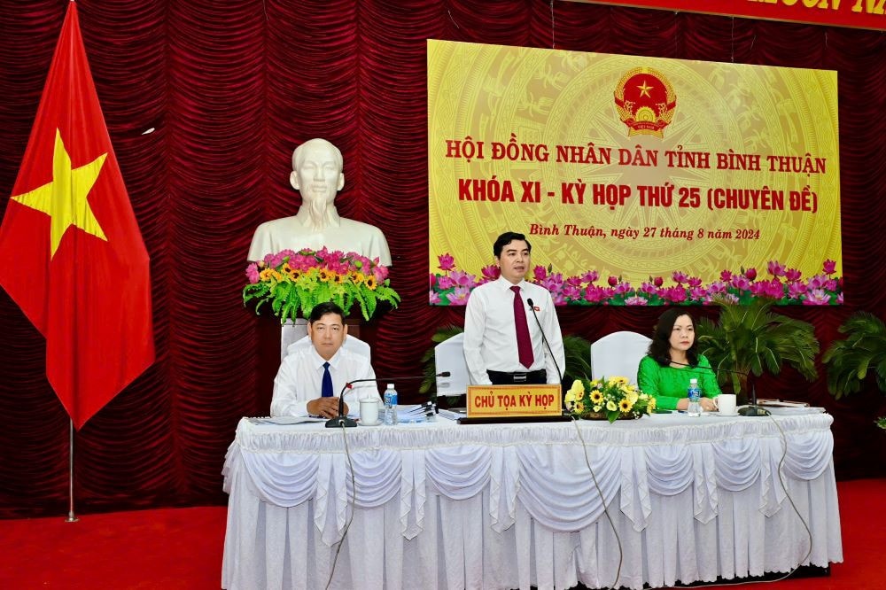 Bình Thuận: Khai mạc kỳ họp thứ 25 (chuyên đề) - HĐND tỉnh khóa XI