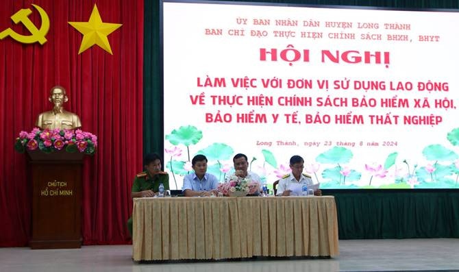 BHXH huyện Long Thành, Đồng Nai: Đồng hành cùng doanh nghiệp thực hiện chính sách BHXH -0