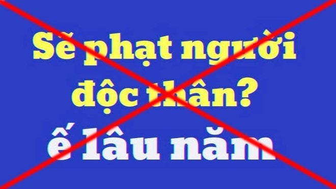 Bộ Y tế lên tiếng về thông tin xử phạt người độc thân