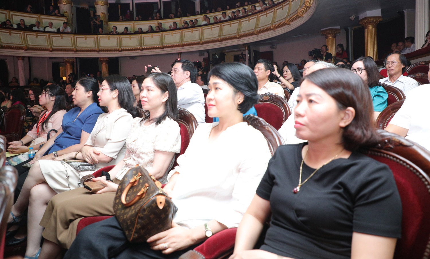 Các đại biểu dự Chương trình nghệ thuật đặc biệt “Nắng Ba Đình”. Ảnh: Khánh Duy Chủ tịch Quốc hội Trần Thanh Mẫn dự Chương trình nghệ thuật đặc biệt “Nắng Ba Đình” -0