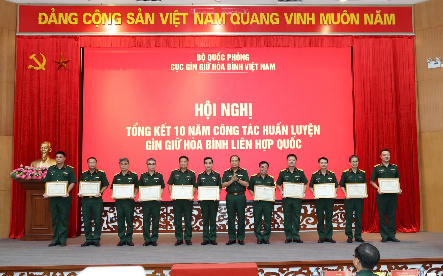 Tổng kết 10 năm công tác huấn luyện gìn giữ hòa bình Liên Hợp Quốc (2014 - 2024) -0