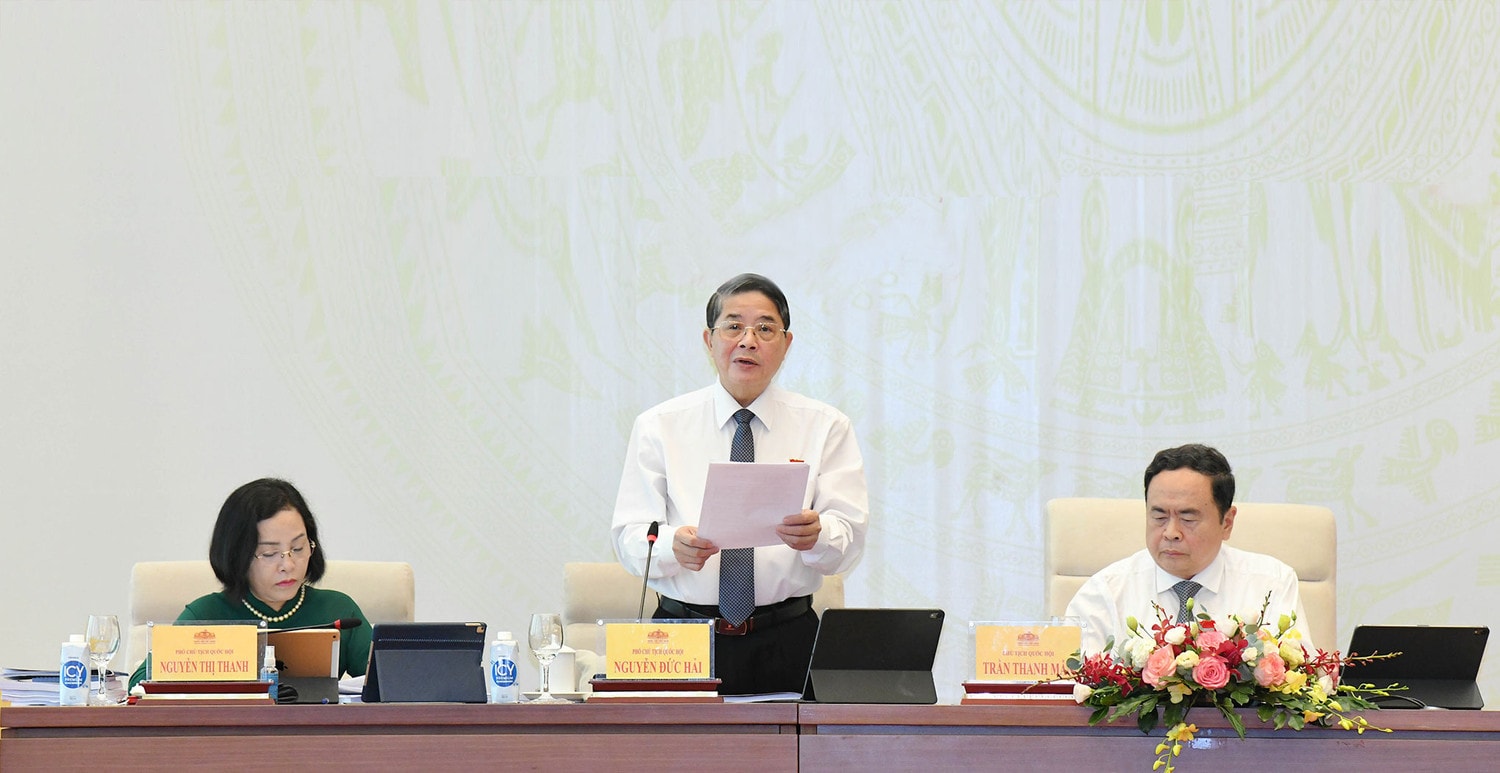 Chủ tịch Quốc hội Trần Thanh Mẫn: Bảo đảm chất lượng, giải quyết thỏa đáng các vướng mắc mới trình Quốc hội thông qua
