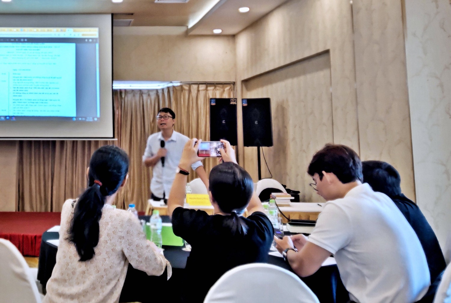 Viện trưởng Viện Nghiên cứu Chính sách và Phát triển Truyền thông (IPS) Nguyễn Quang Đồng phát biểu tại sự kiện dsc_0332.jpg -0