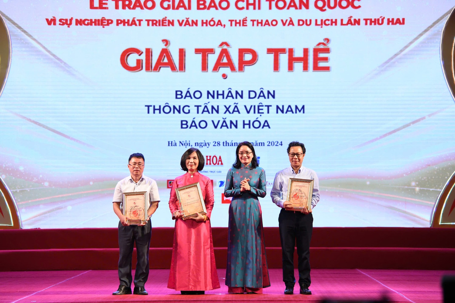 Báo Đại biểu Nhân dân được trao Giải Khuyến khích Giải Báo chí toàn quốc Vì sự nghiệp phát triển Văn hóa, Thể thao và Du lịch -0