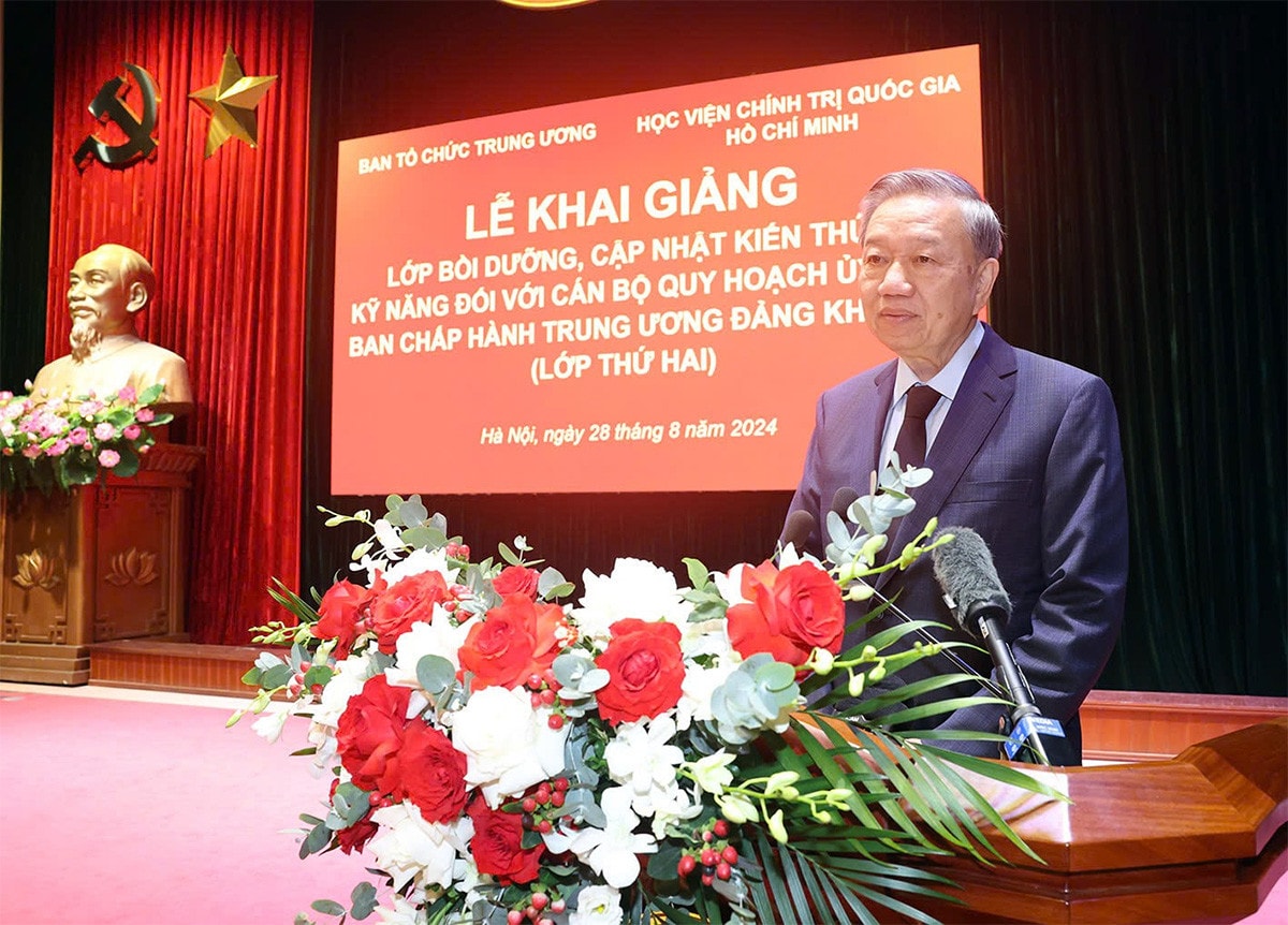 Tổng Bí thư, Chủ tịch nước Tô Lâm: Cán bộ chiến lược phải được đào tạo đáp ứng yêu cầu giai đoạn mới -7