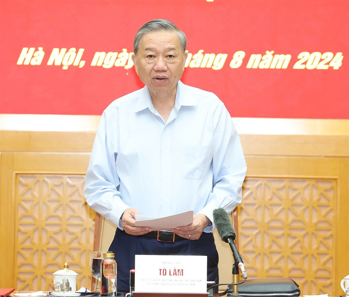 Tổng Bí thư, Chủ tịch nước Tô Lâm làm việc với Ban Thường vụ Quân ủy Trung ương -0