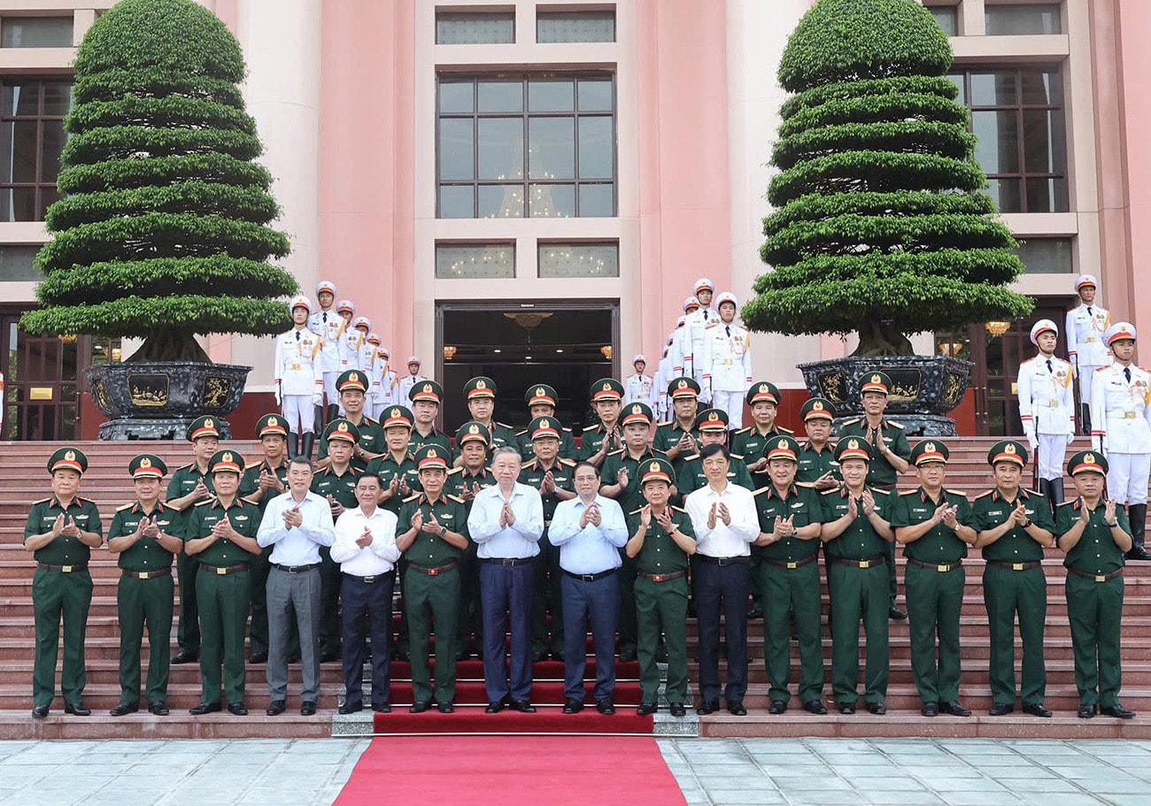 Tổng Bí thư, Chủ tịch nước Tô Lâm làm việc với Ban Thường vụ Quân ủy Trung ương -4