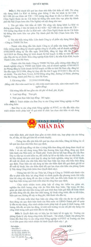 Dự án cứng hóa kênh La Khê gây hư hỏng đường, chậm tiến độ: Đơn vị nhà thầu Công ty TNHH Thi Sơn thường xuyên “trúng thầu sát giá” có tiềm lực ra sao? -0