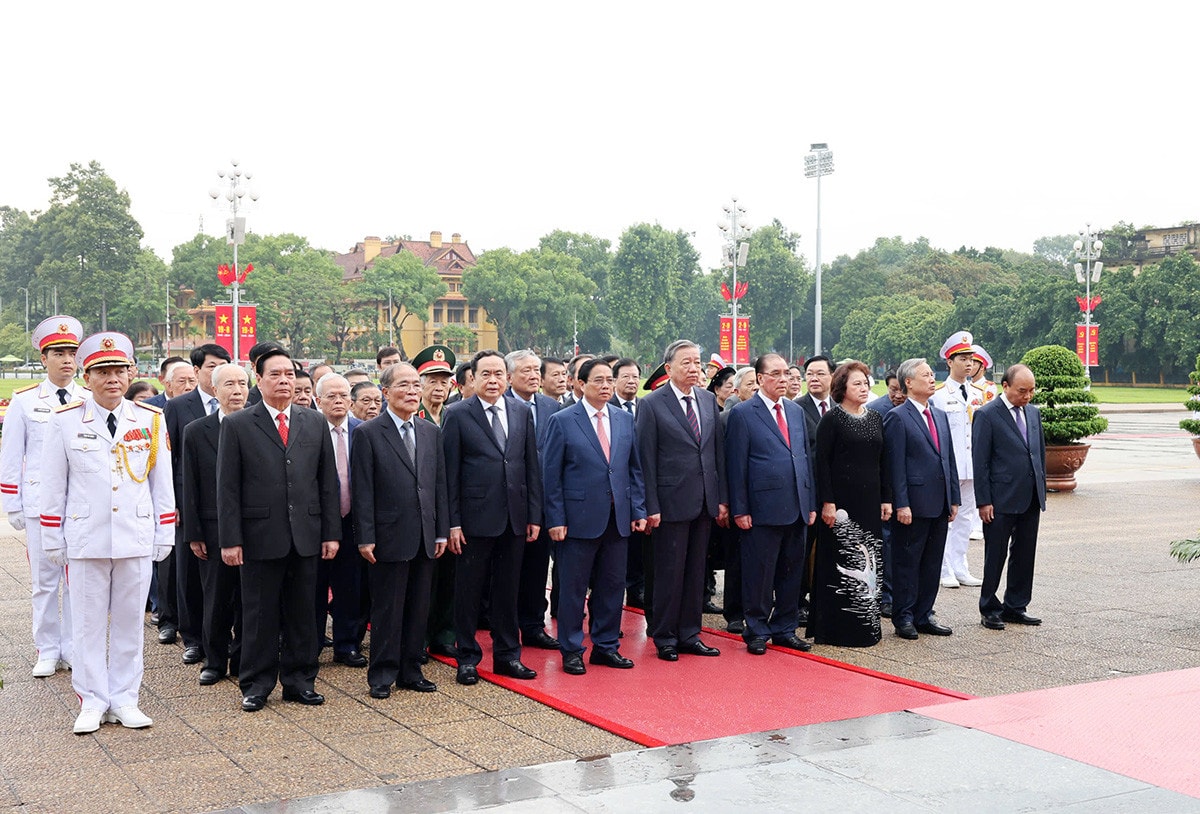Lãnh đạo Đảng, Nhà nước vào Lăng viếng Chủ tịch Hồ Chí Minh nhân dịp 79 năm Quốc khánh 2/9 -6