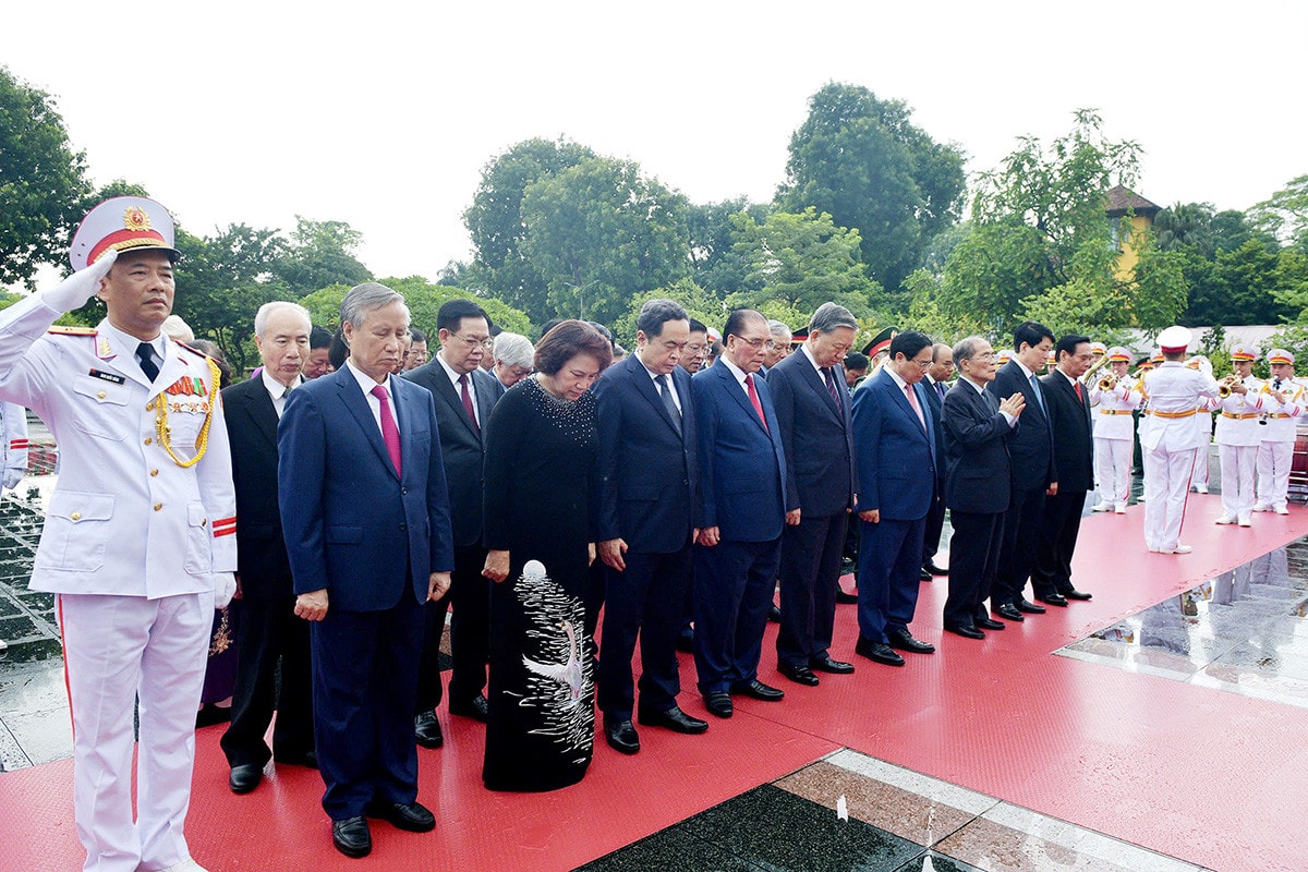 Lãnh đạo Đảng, Nhà nước vào Lăng viếng Chủ tịch Hồ Chí Minh nhân dịp 79 năm Quốc khánh 2/9 -5