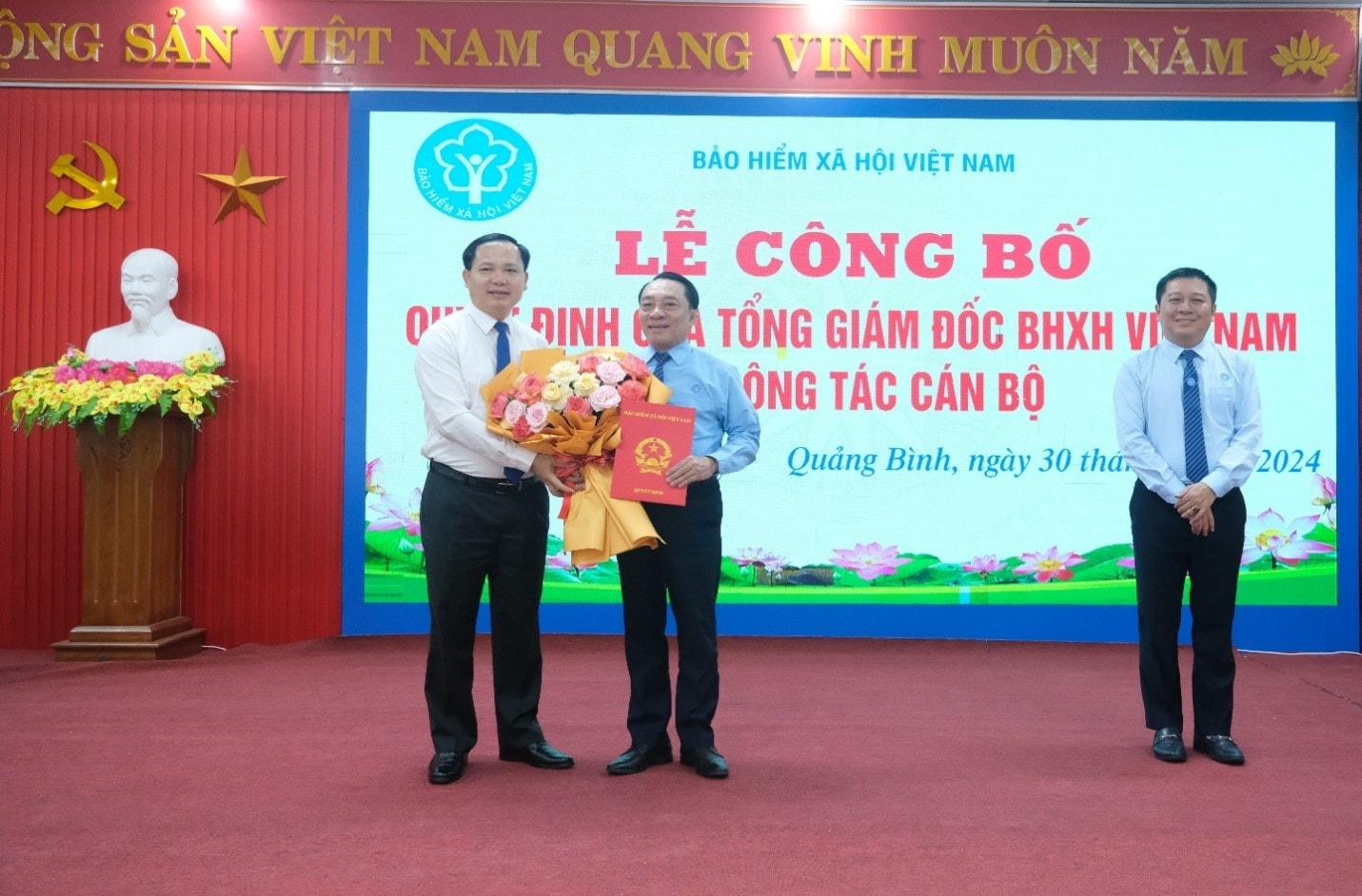 Bổ nhiệm tân Giám đốc BHXH tỉnh Quảng Bình -0
