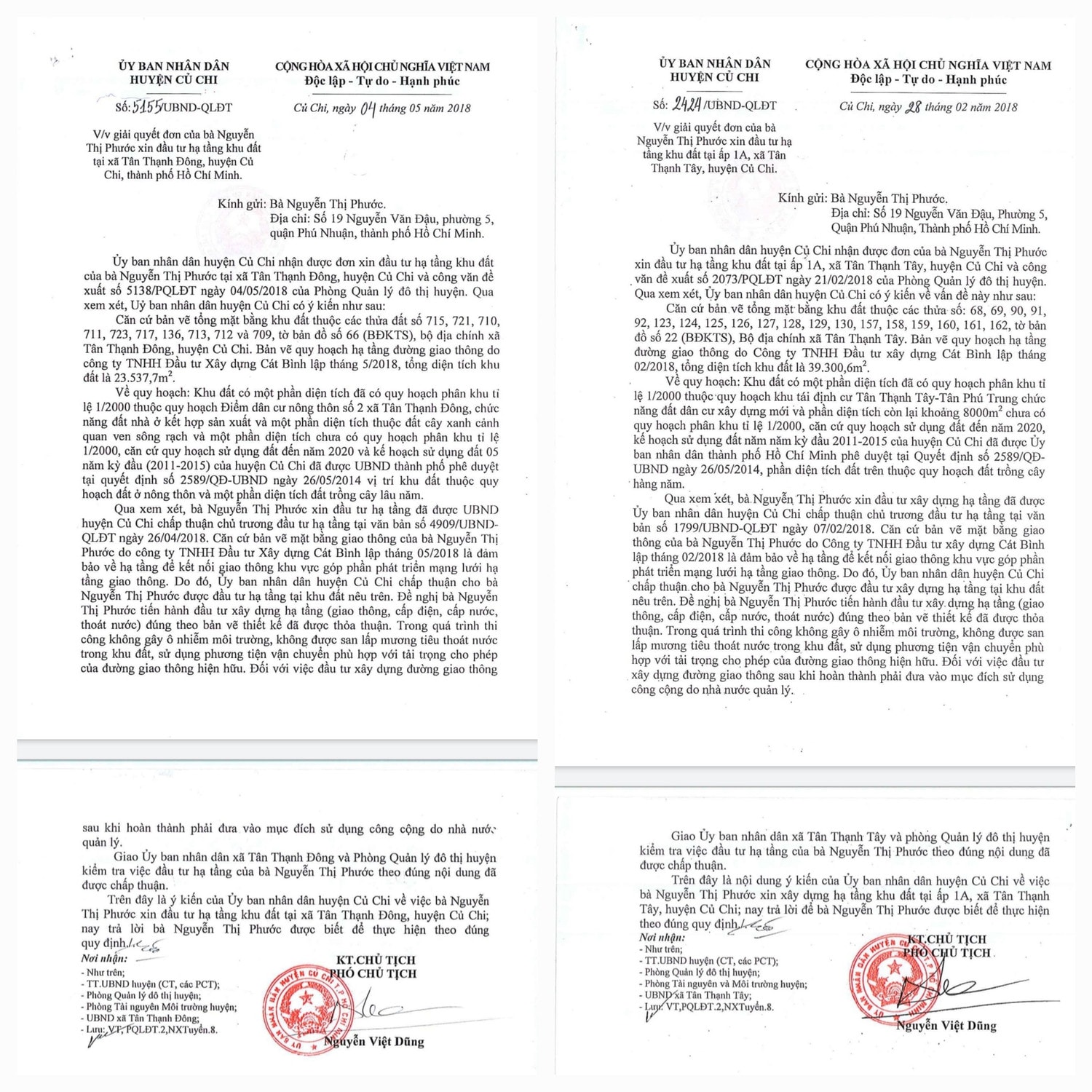 TP. Hồ Chí Minh: Cần giải quyết những vướng mắc tại các khu đất đã được chấp thuận đầu tư hạ tầng tại huyện Củ Chi