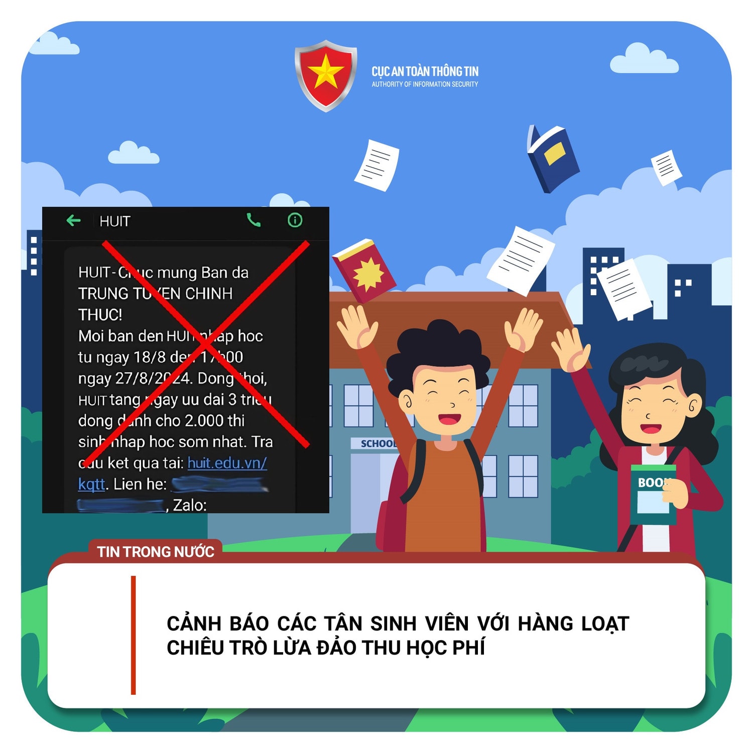 Cảnh báo các tân sinh viên với hàng loạt chiêu trò lừa đảo thu học phí -0