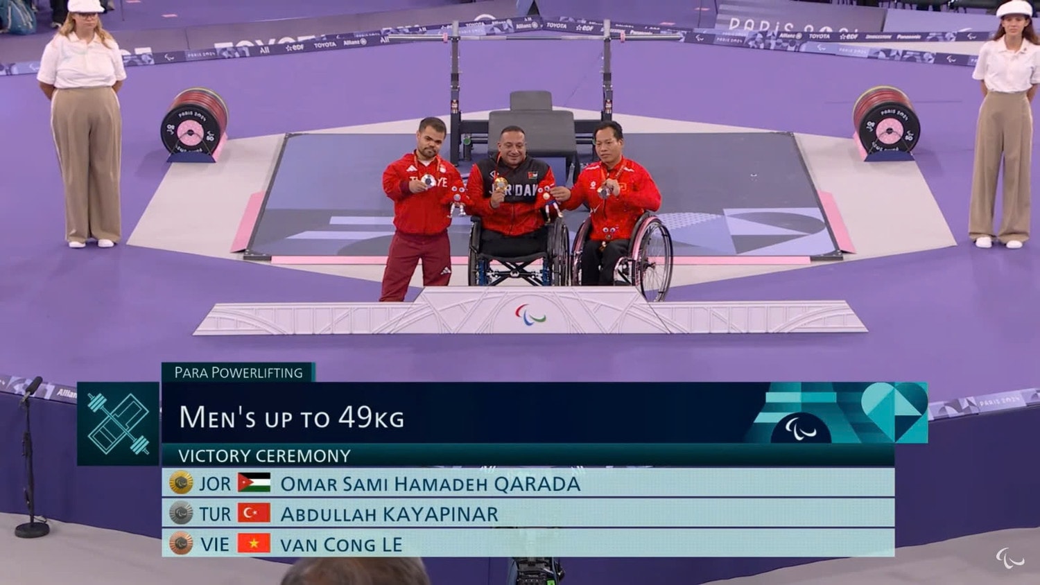Lực sĩ Lê Văn Công giành huy chương đồng Paralympic Paris 2024 -1