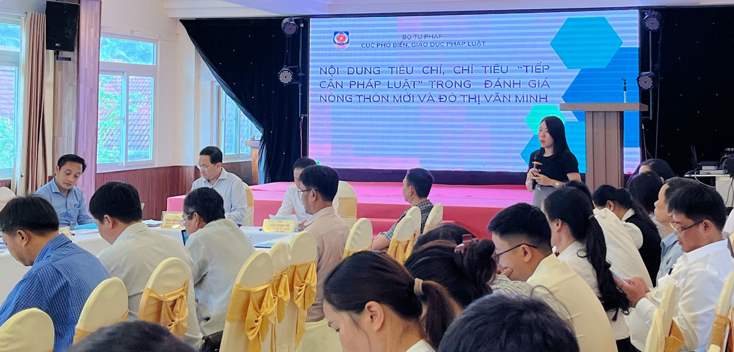 Đánh giá tình hình triển khai công tác chuẩn tiếp cận pháp luật tại Đắk Nông -0