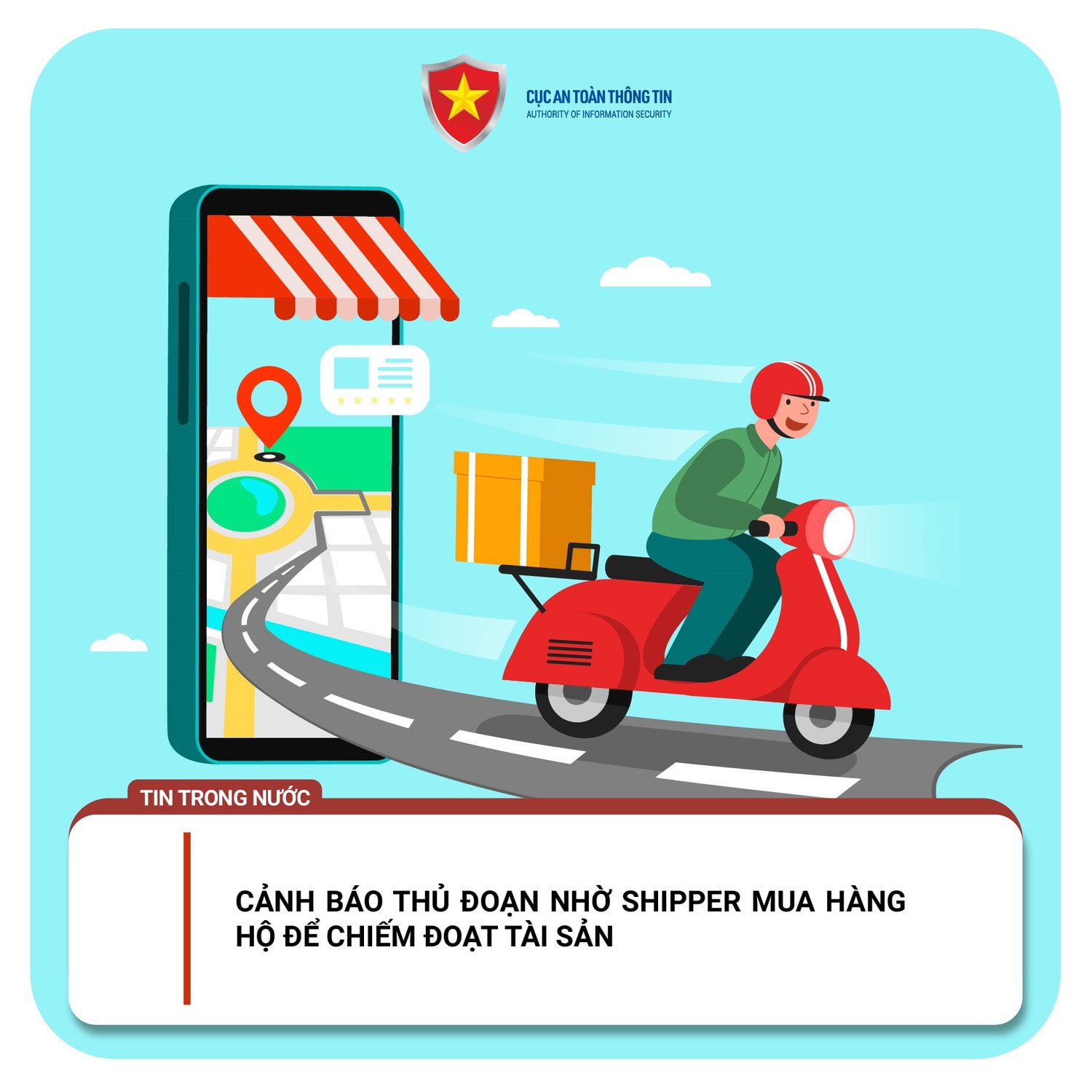 Cảnh báo thủ đoạn nhờ Shipper mua hàng hộ để chiếm đoạt tài sản -0