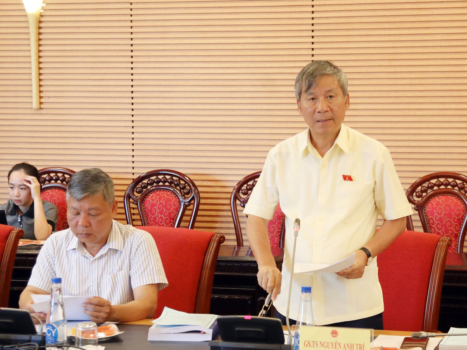 Phó Chủ tịch Quốc hội Nguyễn Thị Thanh dự cuộc họp về dự án Luật Chuyển đổi giới tính -0